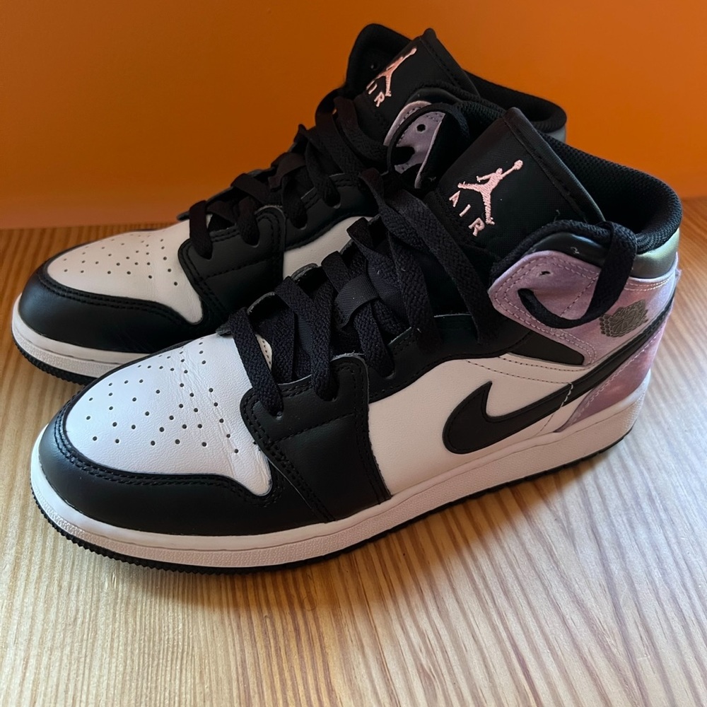 Nike Air Jordan 1 Mid SE Zen Master-Big Kid’s Size 6Y-Multicolor, Black, White
